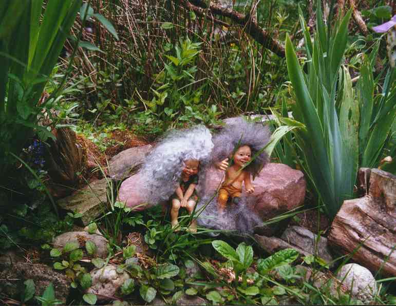 Ein Kobold-Pärchen in unserem Garten