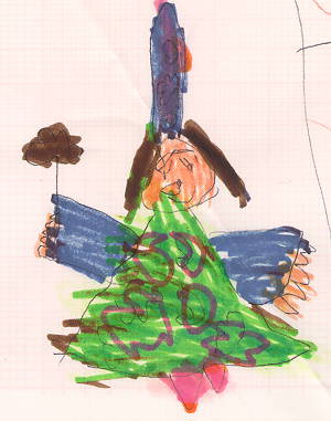 Die Hexe Rasulla, wie sie erwartet wurde, gemalt von Vera (5)